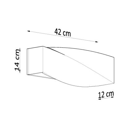 Brilagi -  LED-Wandbeleuchtung KERRY 1xE27/7,5W/230V Keramik/weiß+