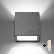 Brilagi -  LED-Wandbeleuchtung MURO 1xG9/3,5W/230V Beton