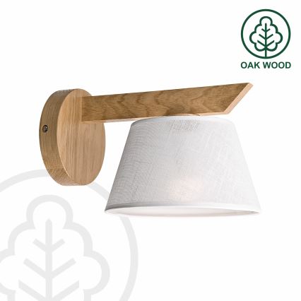 Brilagi - LED  Wandleuchte ANTHONY 1xE14/40W/230V Eiche/weiß