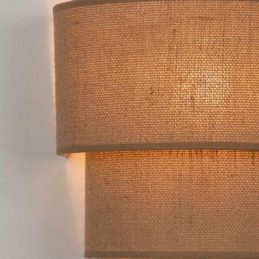 Brilagi - LED-Wandleuchte BOHO ECO 1xE27/10W/230V beige