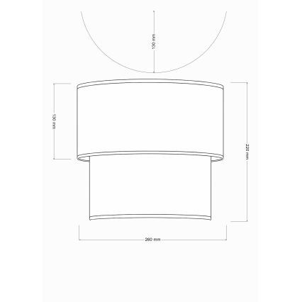 Brilagi - LED-Wandleuchte BOHO ECO 1xE27/10W/230V beige