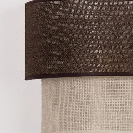 Brilagi - LED-Wandleuchte BOHO ECO 1xE27/10W/230V braun/creme