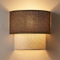Brilagi - LED-Wandleuchte BOHO ECO 1xE27/10W/230V braun/cremefarben