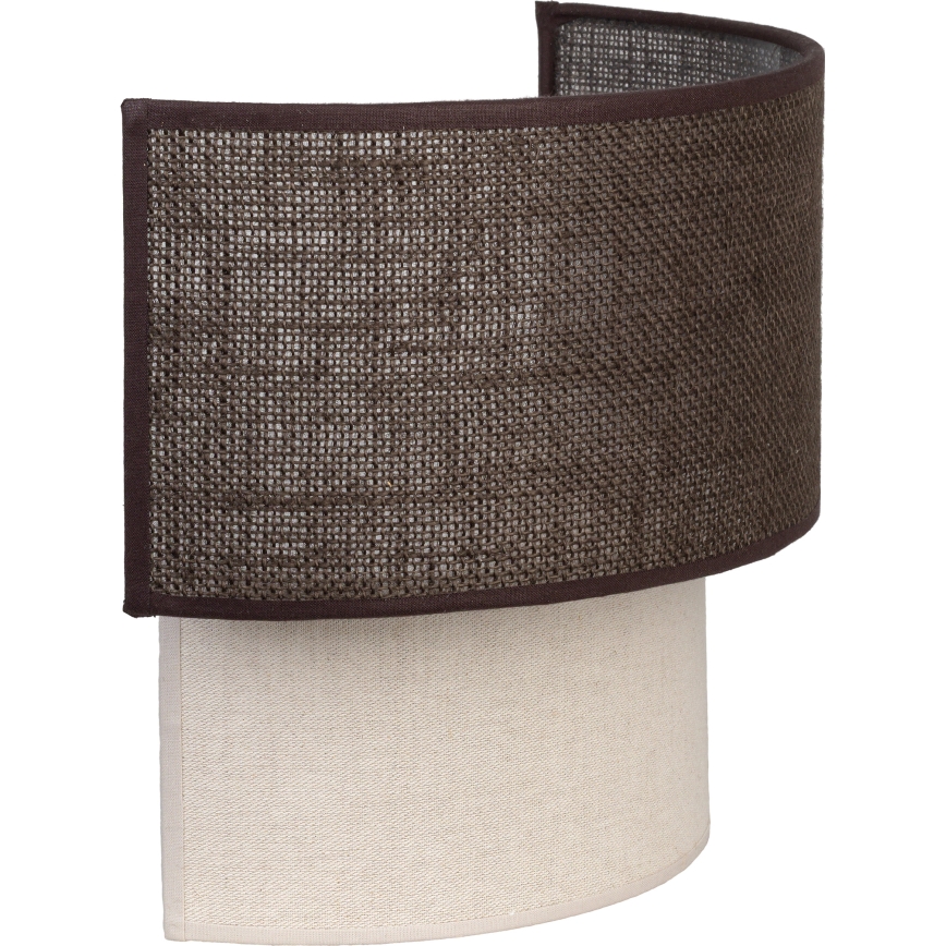 Brilagi - LED-Wandleuchte BOHO ECO 1xE27/10W/230V braun/cremefarben