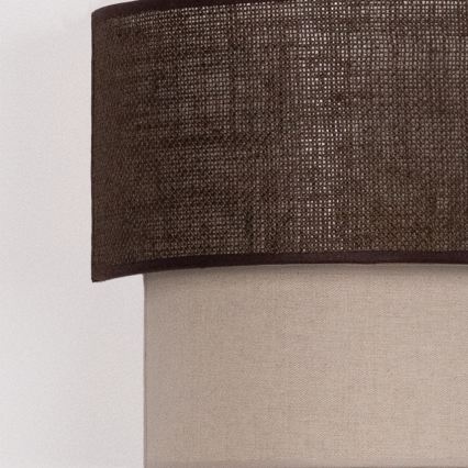 Brilagi - LED-Wandleuchte BOHO ECO 1xE27/10W/230V braun/cremefarben