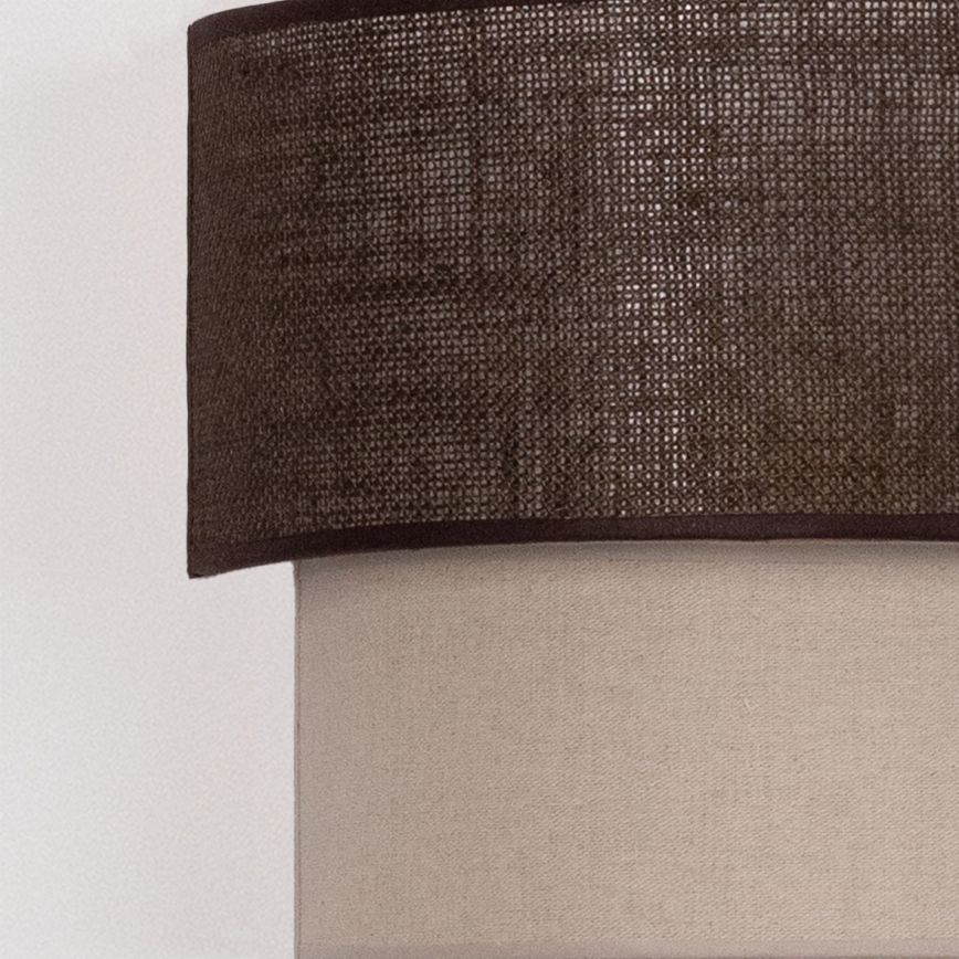 Brilagi - LED-Wandleuchte BOHO ECO 1xE27/10W/230V braun/cremefarben