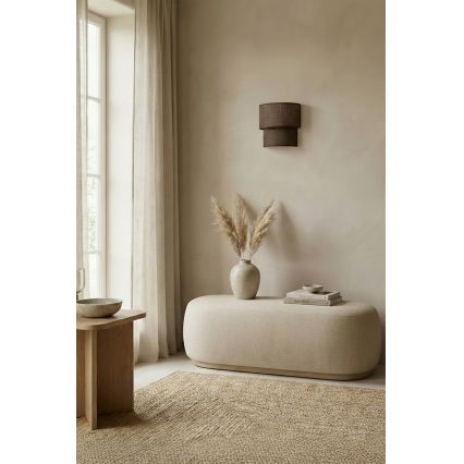Brilagi - LED Wandleuchte BOHO ECO 1xE27/10W/230V braun