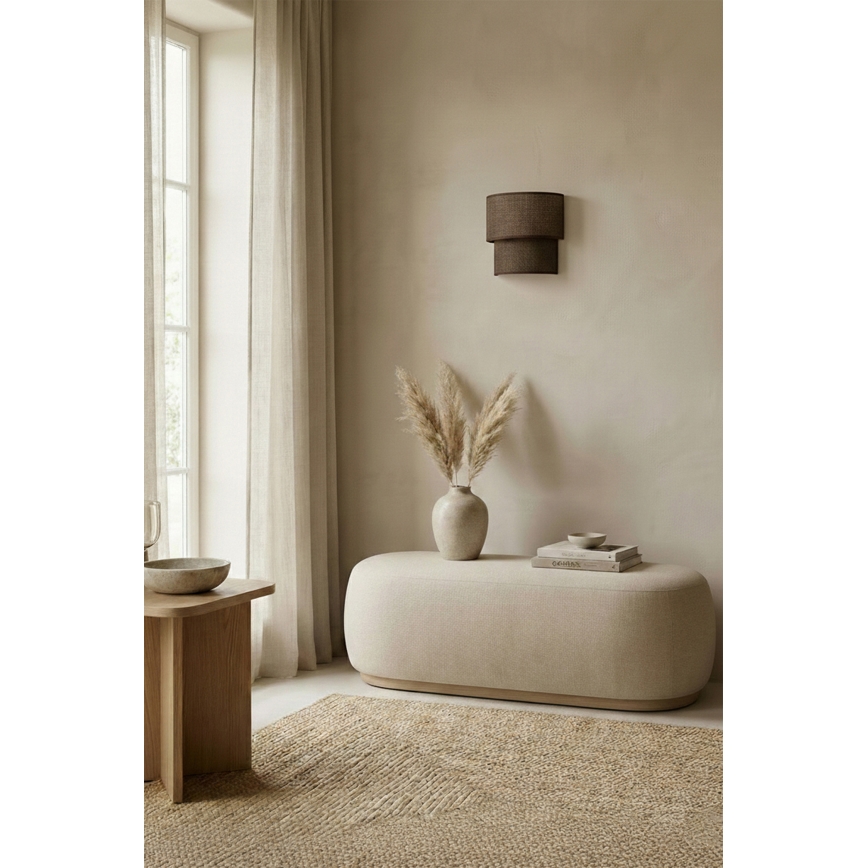 Brilagi - LED Wandleuchte BOHO ECO 1xE27/10W/230V braun