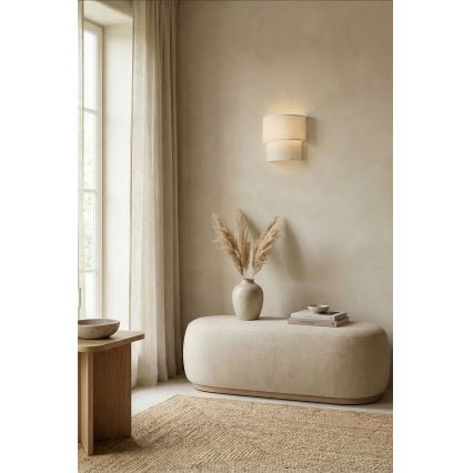 Brilagi - LED-Wandleuchte BOHO ECO 1xE27/10W/230V cremefarben