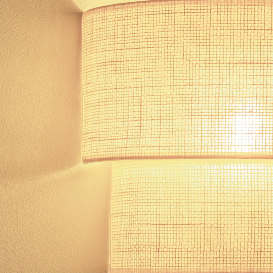 Brilagi - LED-Wandleuchte BOHO ECO 1xE27/10W/230V cremefarben