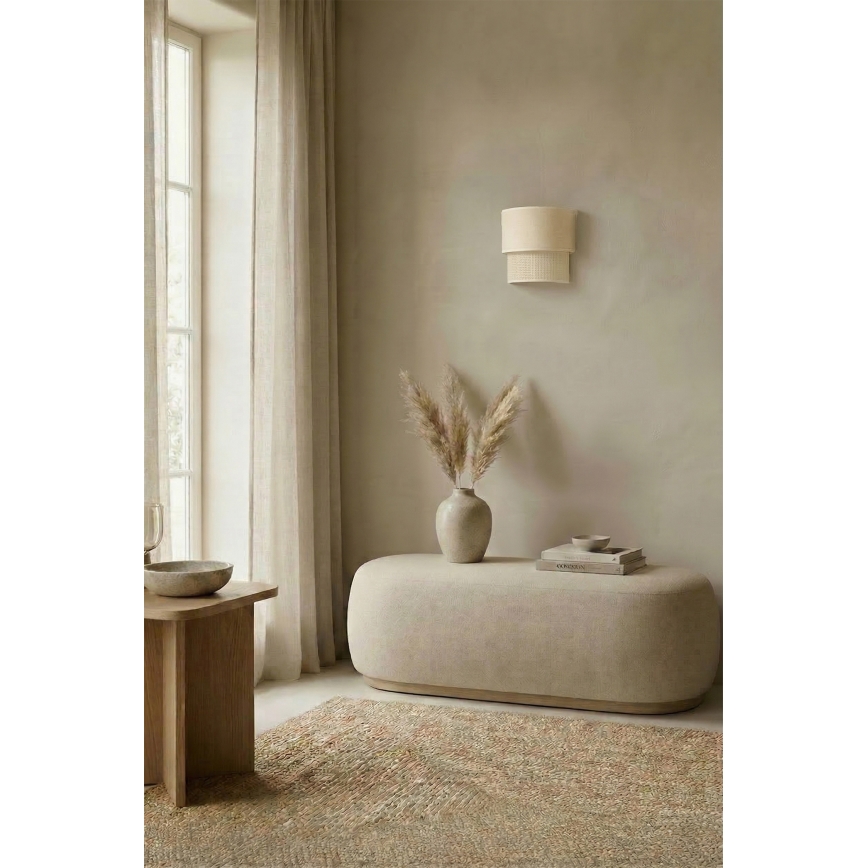 Brilagi - LED-Wandleuchte BOHO ECO 1xE27/10W/230V cremefarben
