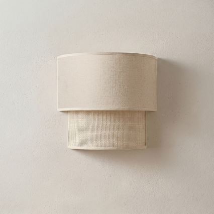 Brilagi - LED-Wandleuchte BOHO ECO 1xE27/10W/230V cremefarben