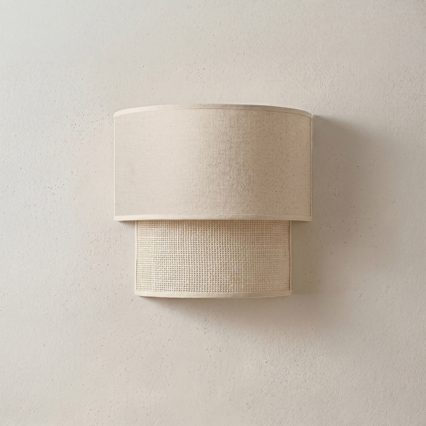 Brilagi - LED-Wandleuchte BOHO ECO 1xE27/10W/230V cremefarben