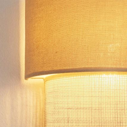 Brilagi - LED-Wandleuchte BOHO ECO 1xE27/10W/230V cremefarben