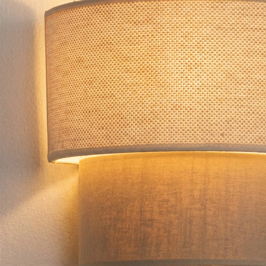 Brilagi - LED-Wandleuchte BOHO ECO 1xE27/10W/230V cremefarben