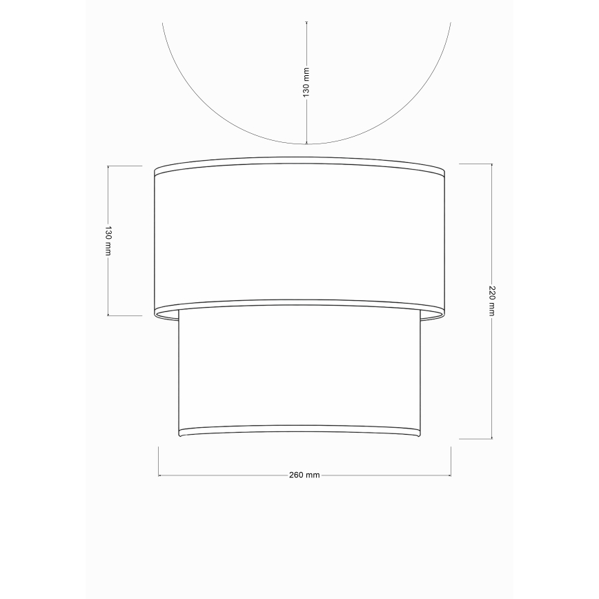 Brilagi - LED-Wandleuchte BOHO ECO 1xE27/10W/230V cremefarben