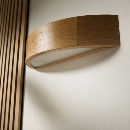 Brilagi - LED-Wandleuchte CARVALHO 1xE27/60W/230V Eiche