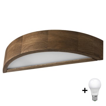 Brilagi - LED Wandleuchte CARVALHO 1xE27/60W/230V Eiche