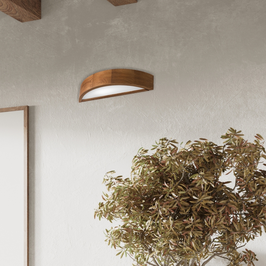 Brilagi - LED-Wandleuchte CARVALHO 1xE27/60W/230V Eiche Kirsche