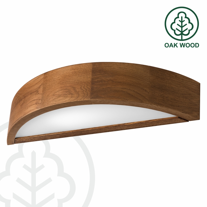 Brilagi - LED-Wandleuchte CARVALHO 1xE27/60W/230V Eiche Kirsche