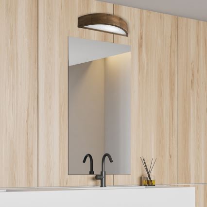 Brilagi - LED Wandleuchte CARVALHO 1xE27/60W/230V Eiche Nussbaum