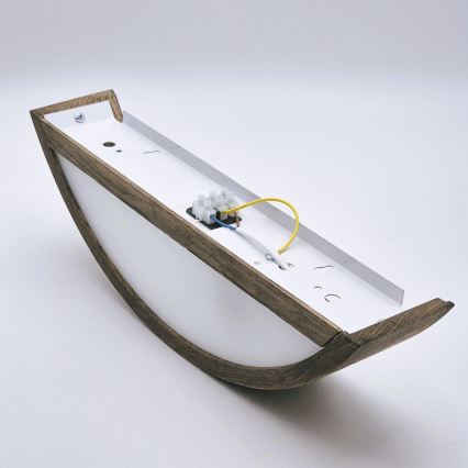 Brilagi - LED Wandleuchte CARVALHO 1xE27/60W/230V Eiche Nussbaum