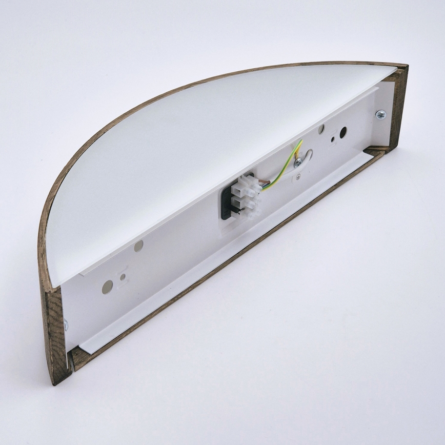 Brilagi - LED Wandleuchte CARVALHO 1xE27/60W/230V Eiche Nussbaum