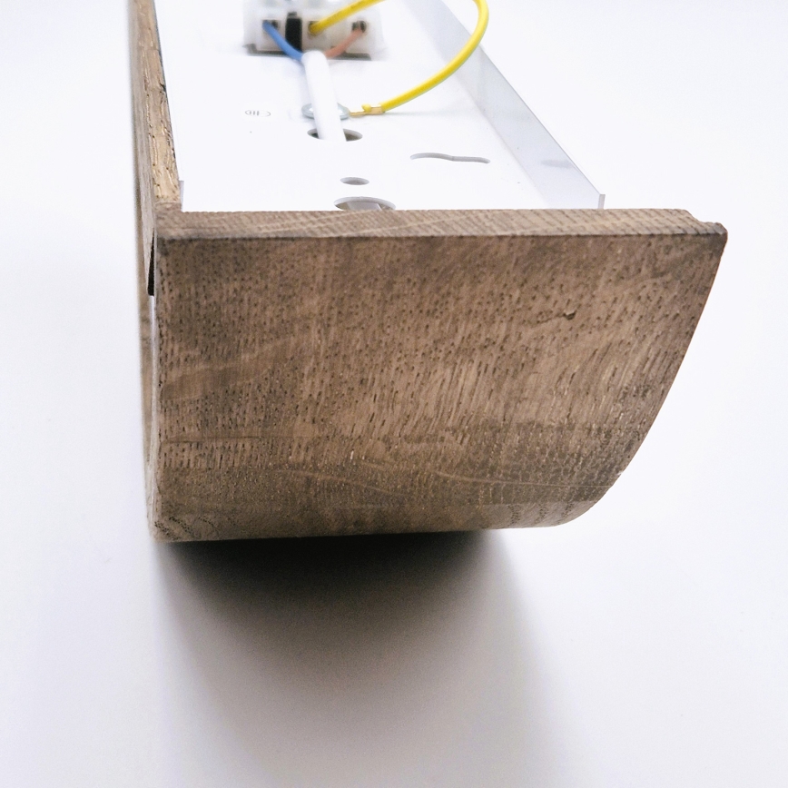 Brilagi - LED Wandleuchte CARVALHO 1xE27/60W/230V Eiche Nussbaum