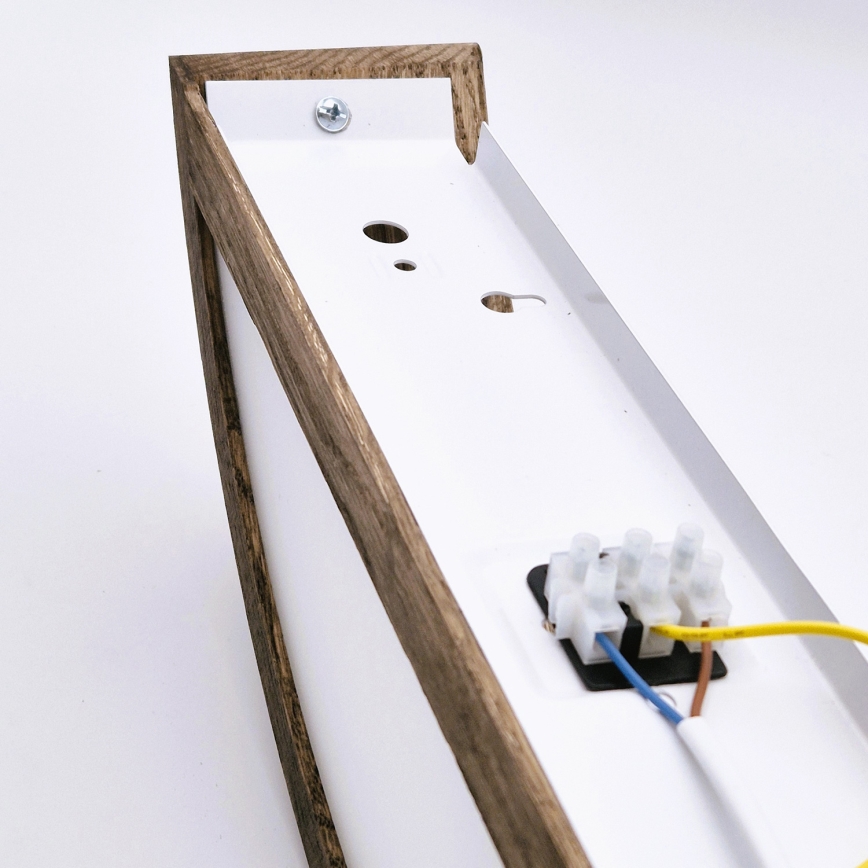 Brilagi - LED Wandleuchte CARVALHO 1xE27/60W/230V Eiche Nussbaum