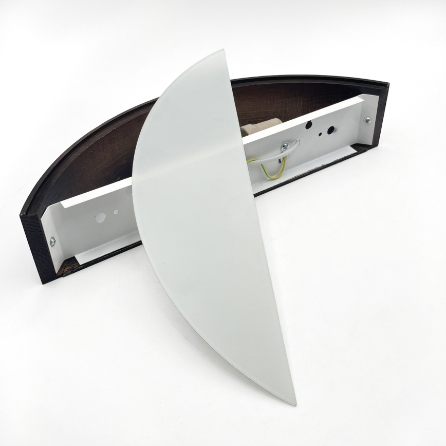 Brilagi - LED-Wandleuchte CARVALHO SMOKEY 1xE27/60W/230V Eiche