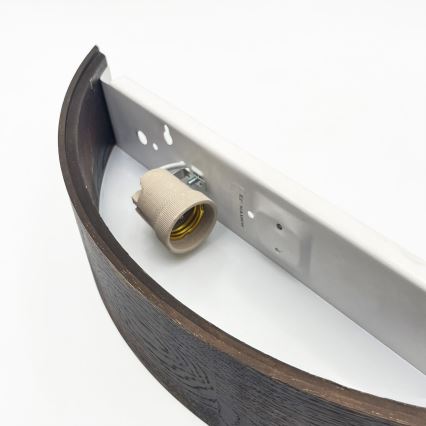 Brilagi - LED-Wandleuchte CARVALHO SMOKEY 1xE27/60W/230V Eiche