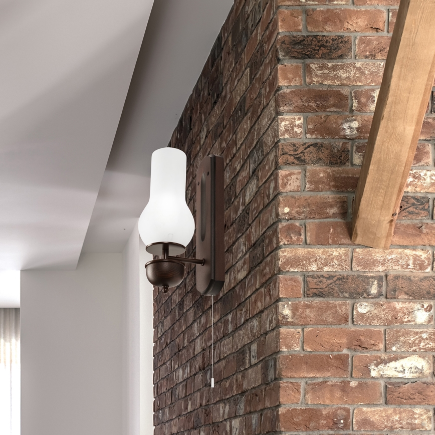 Brilagi - LED Wandleuchte COTTAGE 1xE14/40W/230V Buche/weiß