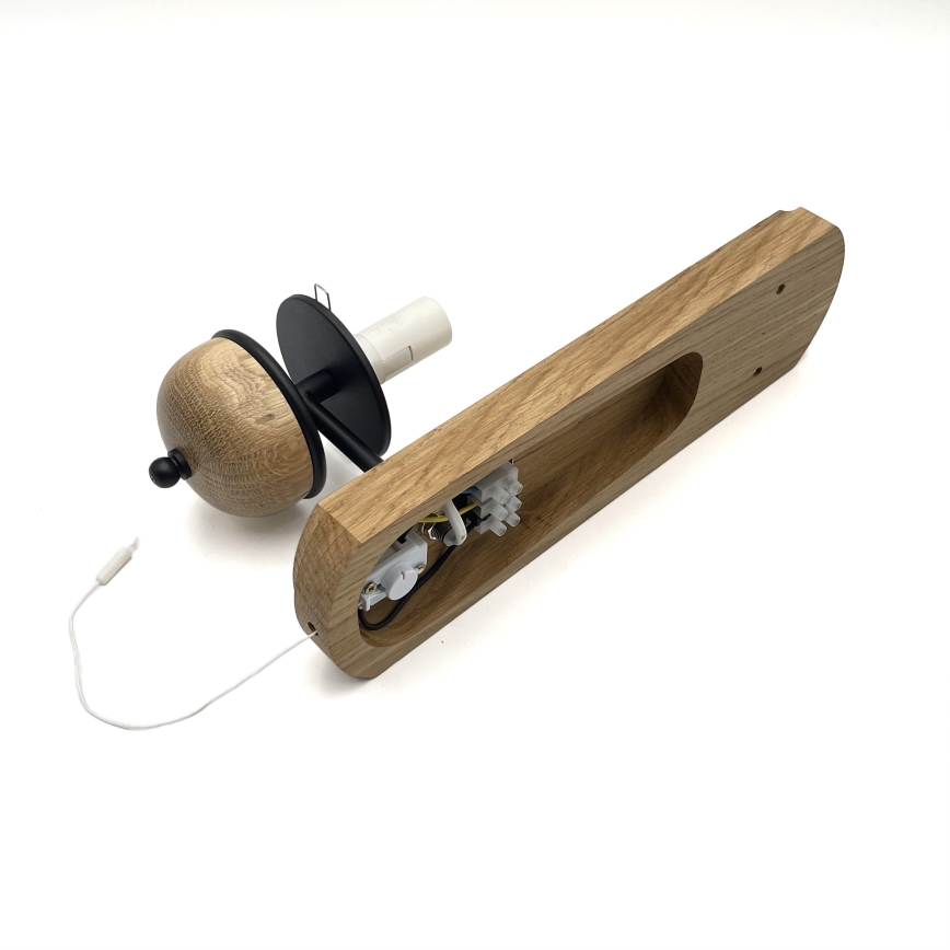 Brilagi - LED Wandleuchte COTTAGE 1xE14/40W/230V Eiche/weiß