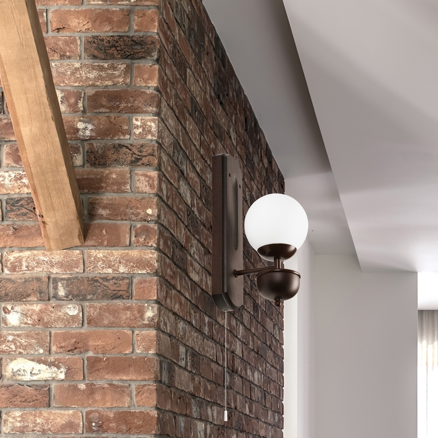 Brilagi - LED Wandleuchte COTTAGE 1xG9/40W/230V Buche/weiß