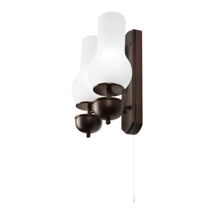 Brilagi - LED Wandleuchte COTTAGE 2xE14/40W/230V Buche/weiß