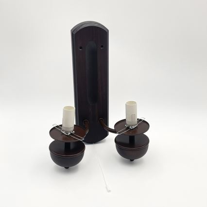 Brilagi - LED Wandleuchte COTTAGE 2xE14/40W/230V Buche/weiß