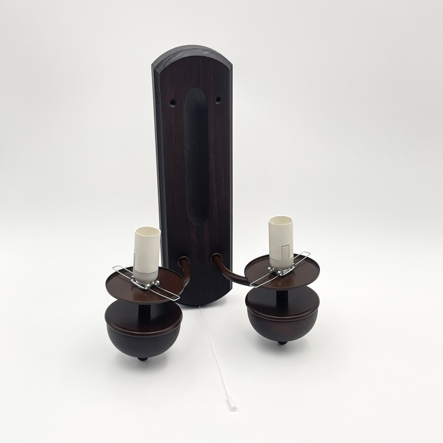 Brilagi - LED Wandleuchte COTTAGE 2xE14/40W/230V Buche/weiß