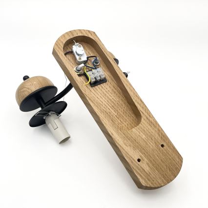 Brilagi - LED Wandleuchte COTTAGE 2xE14/40W/230V Eiche/weiß