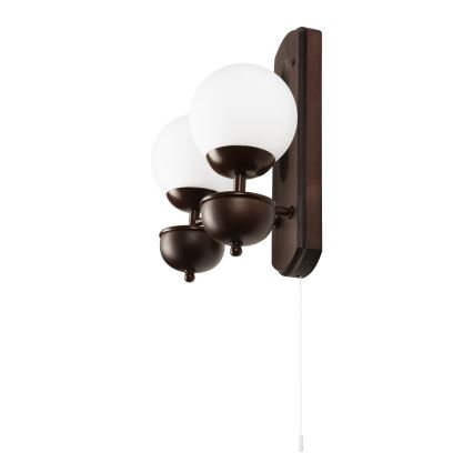 Brilagi - LED Wandleuchte COTTAGE 2xG9/40W/230V Buche/weiß