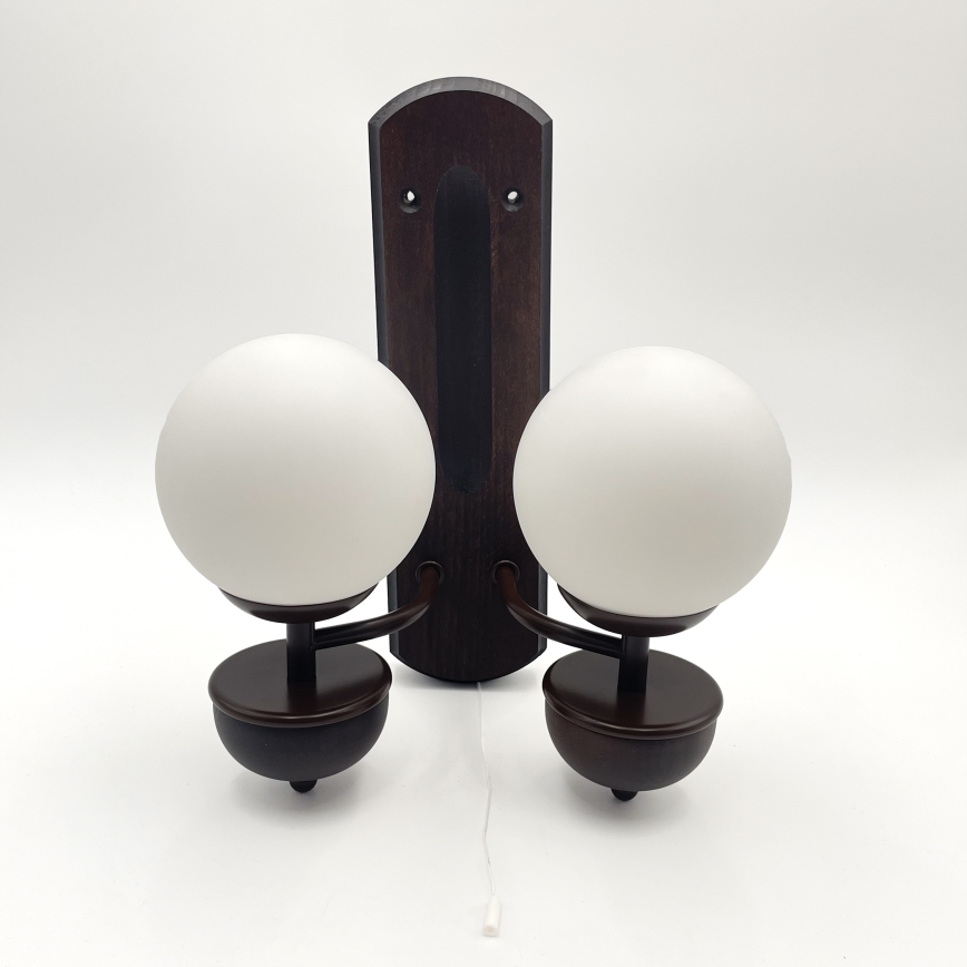 Brilagi - LED Wandleuchte COTTAGE 2xG9/40W/230V Buche/weiß