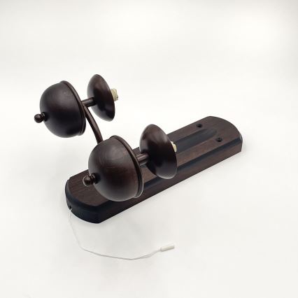 Brilagi - LED Wandleuchte COTTAGE 2xG9/40W/230V Buche/weiß