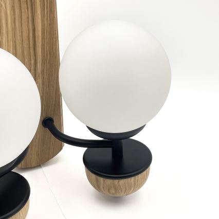 Brilagi - LED Wandleuchte COTTAGE 2xG9/40W/230V Eiche/weiß