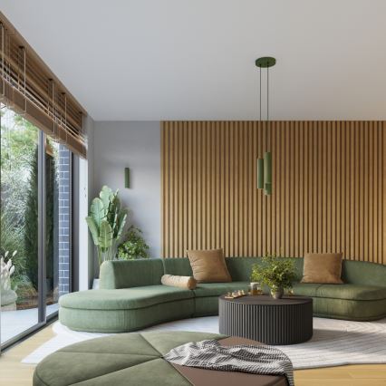 Brilagi - LED-Wandleuchte CRESTO 1x GU10/10W/230V 10 cm grün