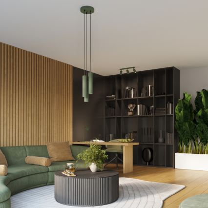 Brilagi - LED-Wandleuchte CRESTO 1x GU10/10W/230V 10 cm grün