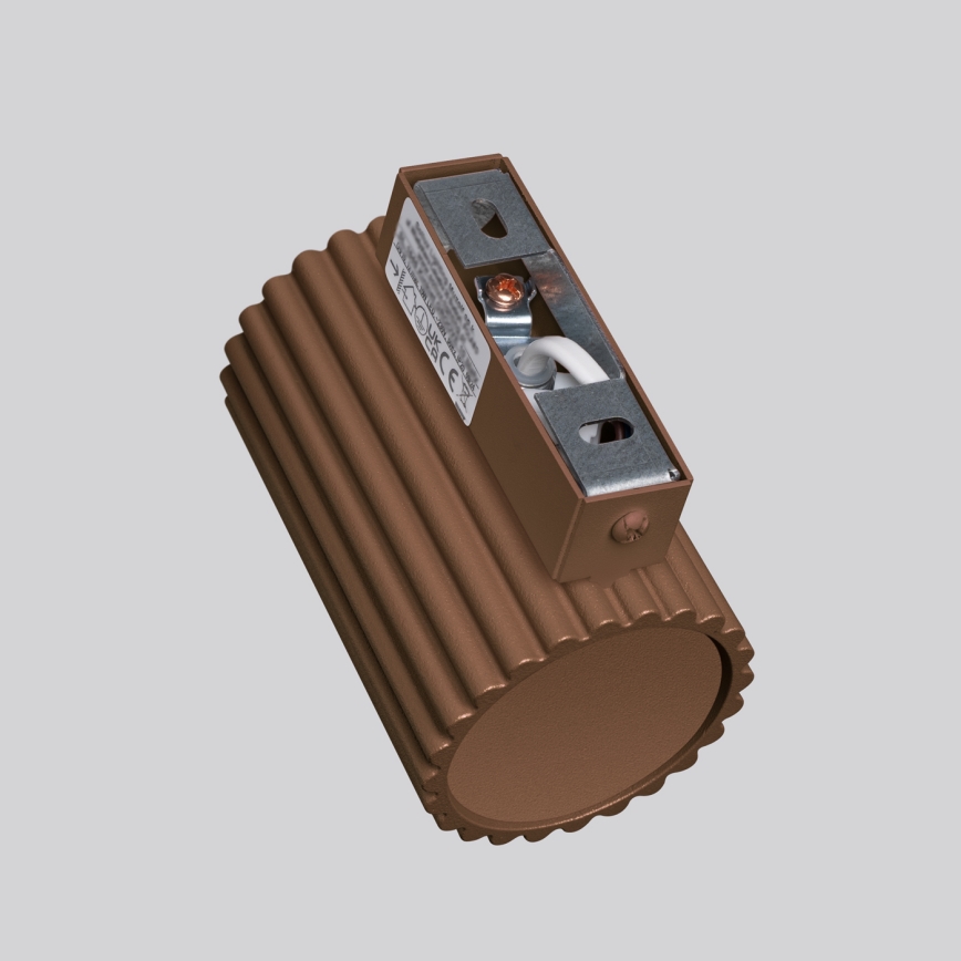 Brilagi - LED-Wandleuchte CRESTO 1xGU10/10W/230V 10 cm braun