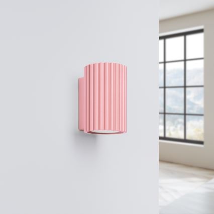 Brilagi - LED-Wandleuchte CRESTO 1xGU10/10W/230V 10 cm rosa