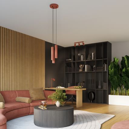 Brilagi - LED-Wandleuchte CRESTO 1xGU10/10W/230V 10 cm rot