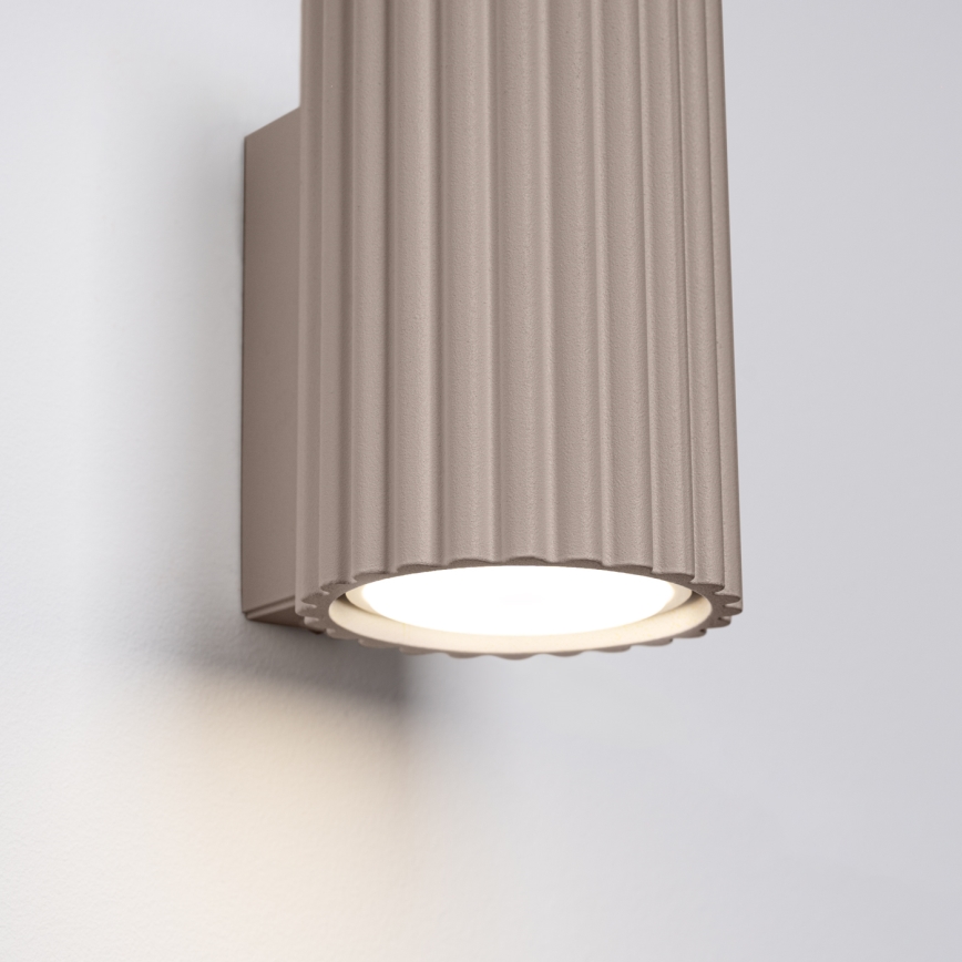 Brilagi - LED-Wandleuchte CRESTO 1xGU10/10W/230V 10 cm taupe