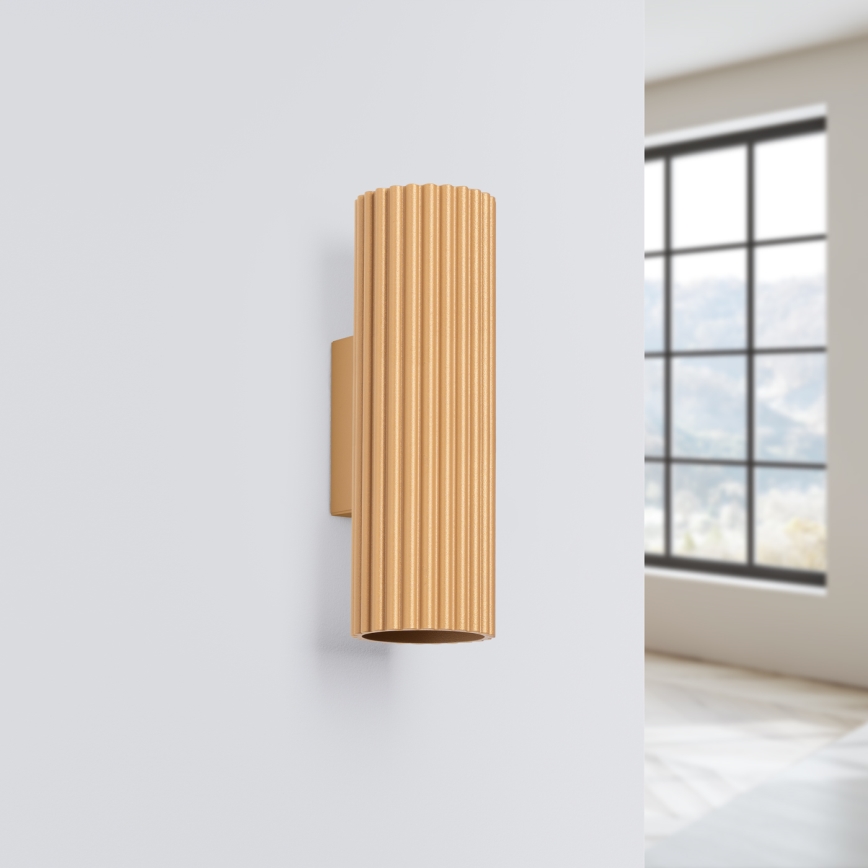 Brilagi - LED Wandleuchte CRESTO 2xGU10/10W/230V 20 cm goldfarben