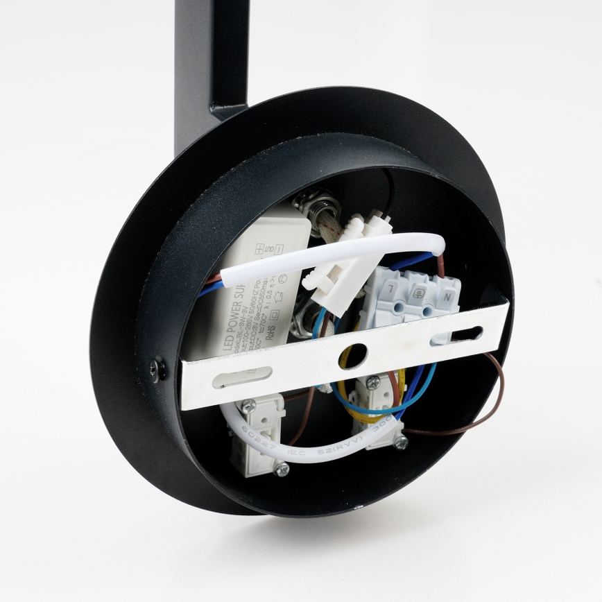 Brilagi - LED Wandleuchte DAYA 1xE14/40W/230V + LED/3W schwarz